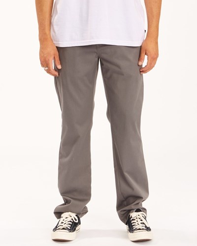 Billabong Carter Stretch Chino Pants Pewter | IFDZQE-814
