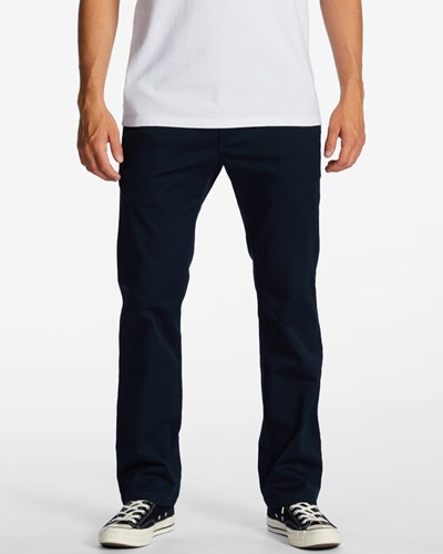 Billabong Carter Stretch Chino Pants Tmavě Blankyt | VBGCJE-207