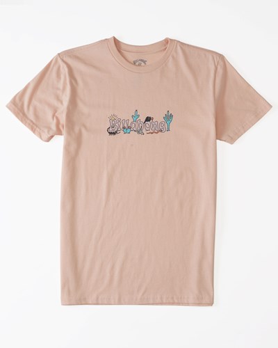 Billabong Chest Pack Krátké Sleeve T-Shirt Růžové | AQMJCK-637