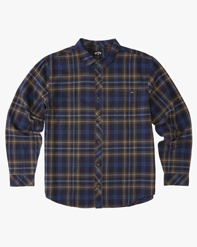 Billabong Coastline Flannel Shirt Midnight | PIFYST-139
