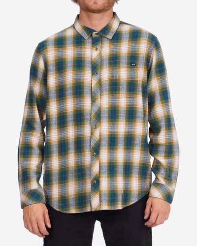 Billabong Coastline Flannel Shirt Pacific | FQXAPG-128