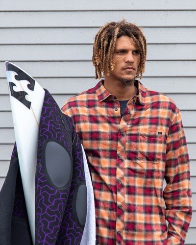 Billabong Coastline Flannel Shirt Sunset | CLNXMU-952