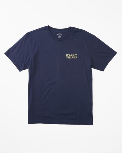 Billabong Cosmos Krátké Sleeve T-Shirt Denim | VQACDR-759