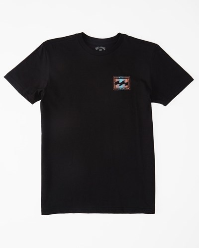 Billabong Crayon Wave Krátké Sleeve T-Shirt Černé | YLOPWS-926