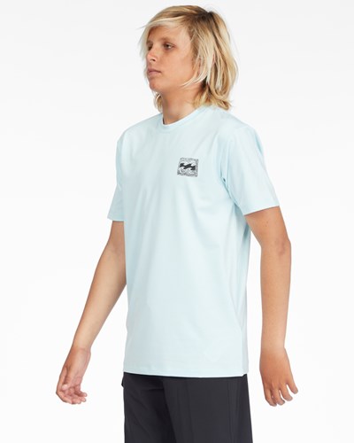 Billabong Crayon Wave Loose Fit Krátké Sleeve Surf Tee Coastal | GMJVPI-970