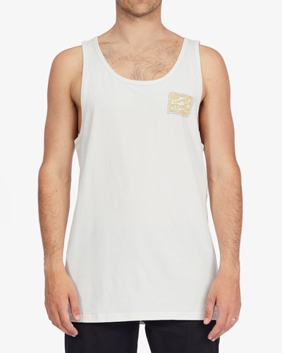 Billabong Crayon Wave Tank Top Bílé | WVUPLM-012