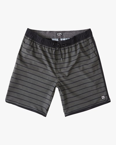 Billabong Crossfire Elastic '73 Submersible Shorts 18" Olivy Zelené | UERBZO-539