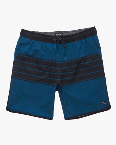 Billabong Crossfire Elastic '73 Submersible Shorts 18" Tmavě Blankyt | YITWPQ-136