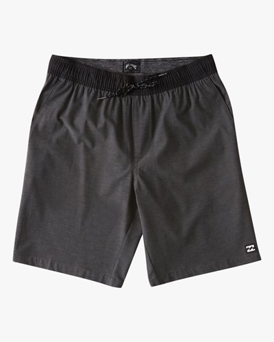Billabong Crossfire Elastic Submersible Shorts 16" Asphalt | KFLQRC-603
