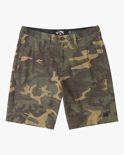 Billabong Crossfire Slub Camo Submersible Shorts 21" Maskáčové | XUBWHO-730