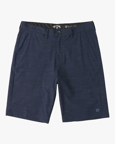 Billabong Crossfire Slub Shorts 18" Tmavě Blankyt | KVLHZN-895