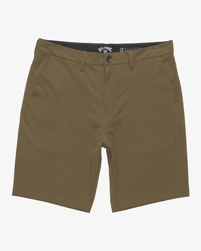 Billabong Crossfire Solid Submersible Shorts 20" Gravel | ZDVHJR-458