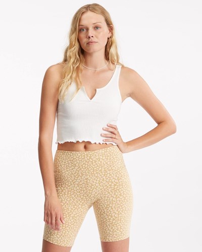 Billabong Cyklistické Babe Shorts Světle Zlaté | ZNOYME-756
