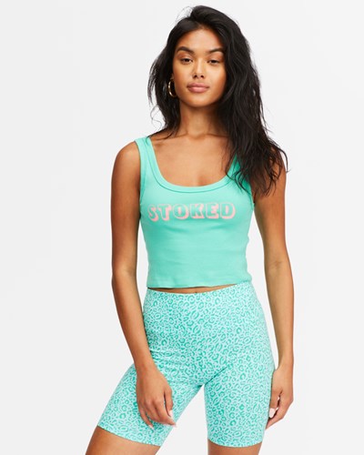 Billabong Cyklistické Babe Shorts Zelene | UXTPWH-467
