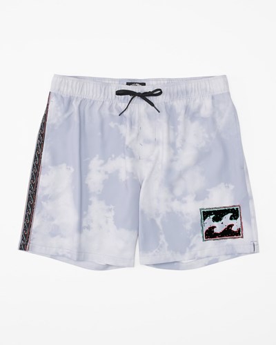 Billabong D'Bah Layback Boardshorts 17" Lilac | BRQZVA-501