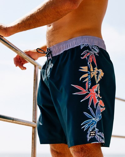 Billabong D Bah Layback Boardshorts 17" Midnight | FOVJBG-957