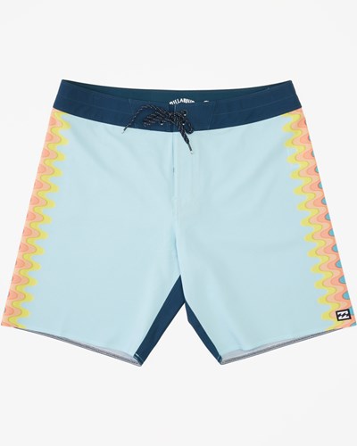 Billabong D Bah Placement Pro Boardshorts 19" Mist | UQJPMI-024