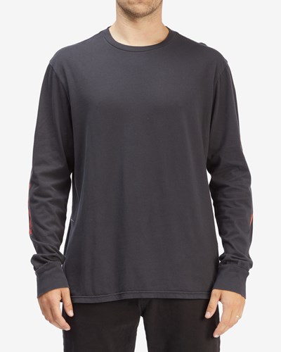 Billabong D Bah Wave Washed Long Sleeve T-Shirt Černé | GIEUTP-214