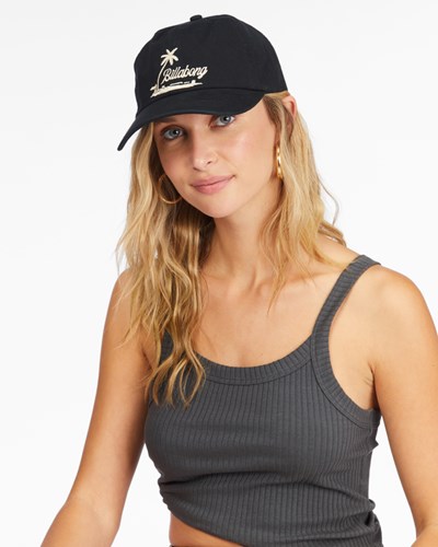 Billabong Dad Cap Strapback Hat Černé | IBHJYQ-974