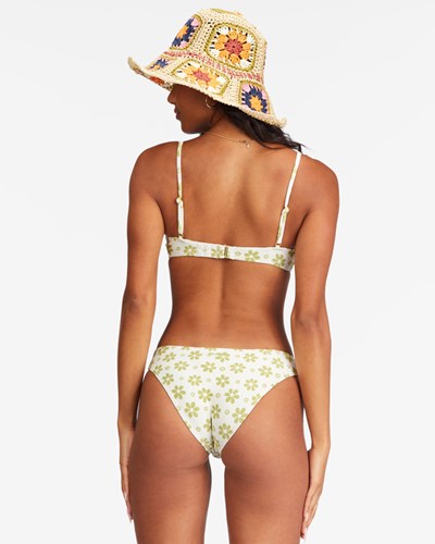 Billabong Daisy Chain Tropic Bikiny Bottoms Salt Crystal | LFIRHO-730
