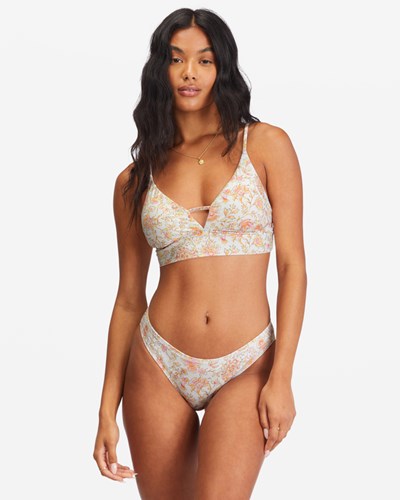 Billabong Day Dreamin V-Neck Cami Bikiny Top Multi | RDOJXS-017