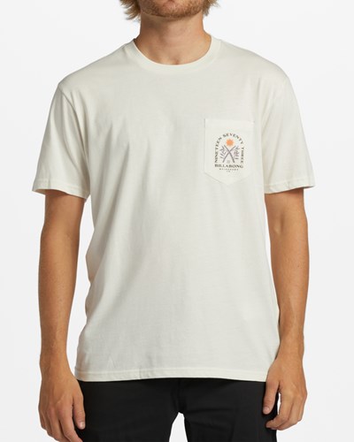 Billabong Daylight Pocket T-Shirt Bílé | ZTMYDV-752