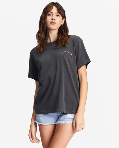 Billabong Daytripper Grafická Boyfriend T-Shirt Černé | HMCTEV-140