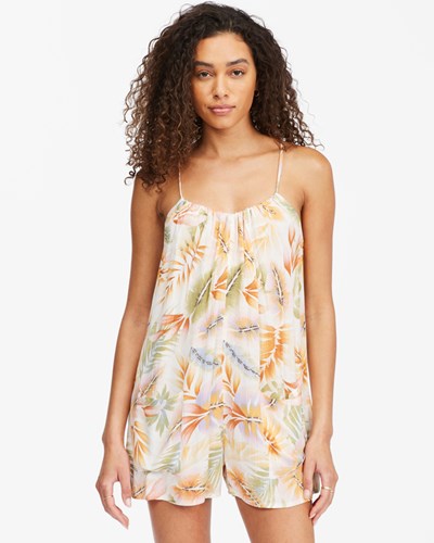 Billabong Del Sur 2 Beach Cover-Up White/Multi | WFRISM-810