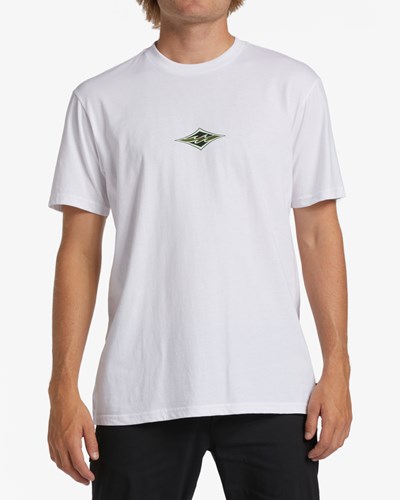 Billabong Diamond Wave Krátké Sleeve T-Shirt Bílé | PNSVRI-648