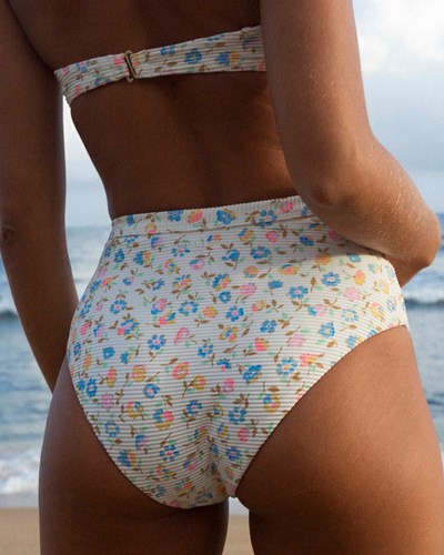 Billabong Ditsy Dreamin High Retro High-Rise Bikiny Bottoms Multi | ZDOAHP-126