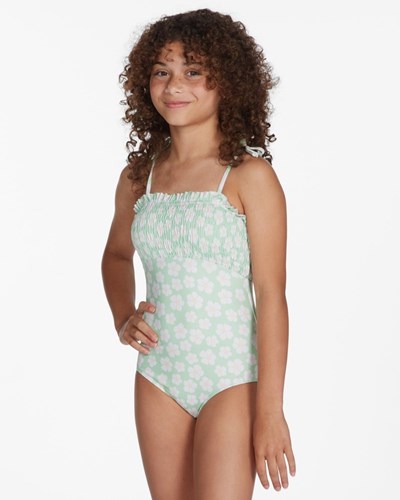 Billabong Ditsy Love One-Piece Swimsuit Honey Dew | FRTYVH-178