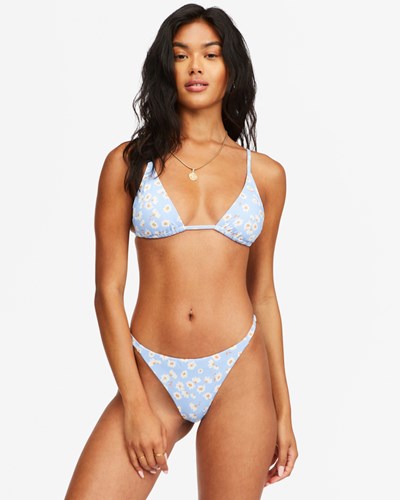 Billabong Dont Be Blue Pantofle Vysoké Triangle Bikiny Top Blankyt | YLZCAG-824