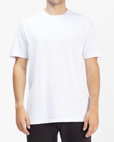 Billabong Essential Krátké Sleeve T-Shirt Bílé | DAESPV-794