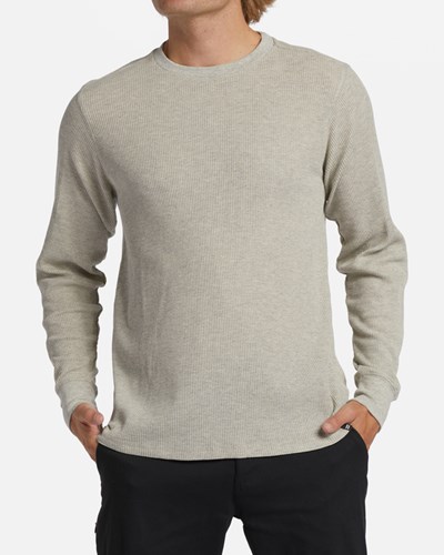 Billabong Essential Long Sleeve Thermal Světle Šedé | BFJNQL-029