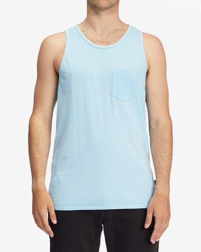Billabong Essential Wave Washed Pocket Tank Top Blankyt | LOPXZY-609
