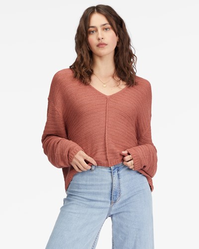 Billabong Every Day Pullover Svetrové Červené | YZDICG-724
