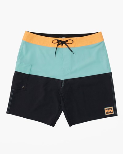 Billabong Fifty50 Panel Pro Boardshorts 19" Seaglass | OPHMRC-859