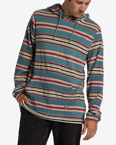 Billabong Flecker Pullover Hoodie Pacific | PHTNDV-349