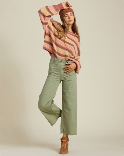 Billabong Free Fall High-Pasem Pants Army | BFHELG-406