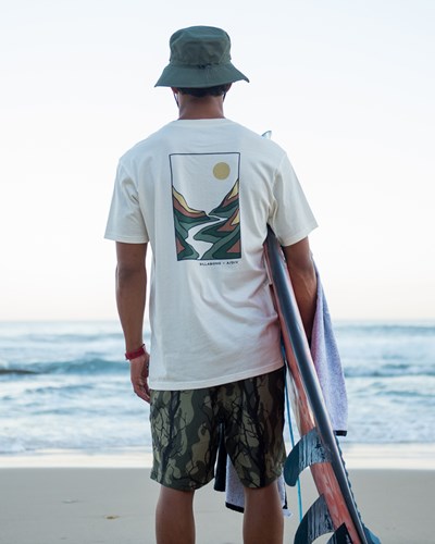 Billabong Gateway Organic Krátké Sleeve T-Shirt Bílé | ZBLXNF-417