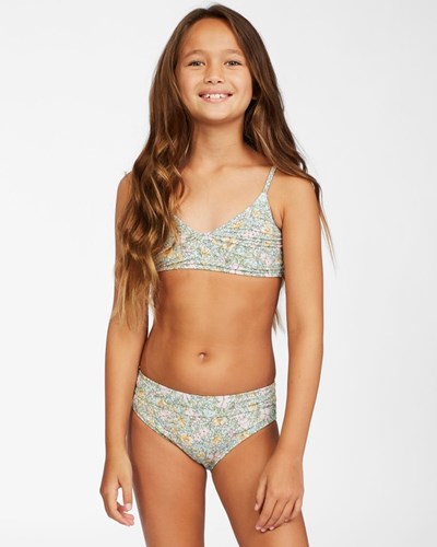 Billabong Girl's Sweeter Than You Trilet Bikiny Set Multi | XJCZWT-795