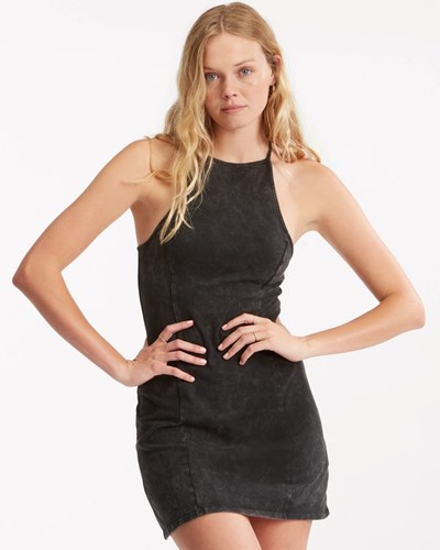 Billabong Go Easy Mini Bodycon Šaty Černé | MHBDUI-609