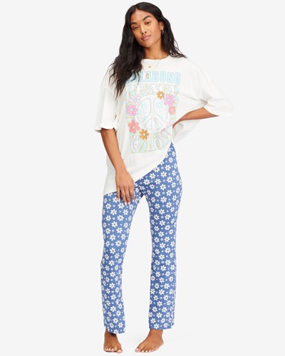 Billabong Going High Stretchy Knit Flared Pants Indi | MKSUNW-598