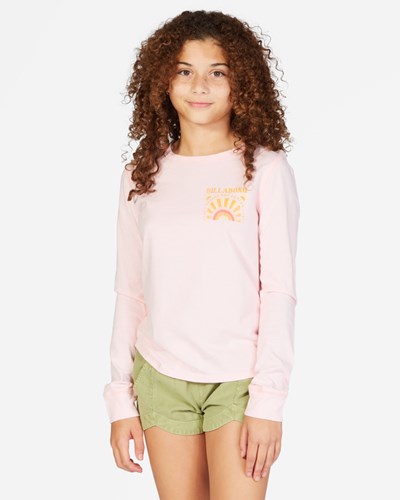 Billabong Good Things Are Coming Long Sleeve T-Shirt Růžové | CZMBRE-902