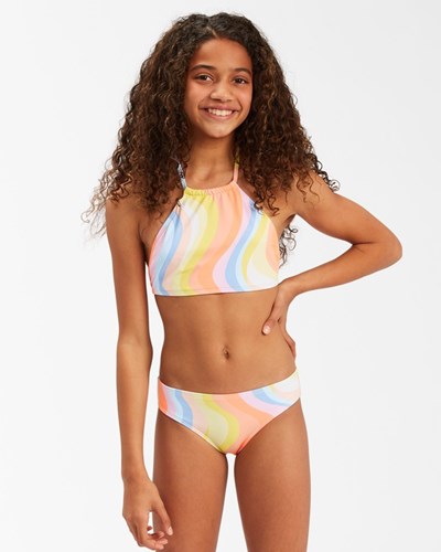 Billabong Groovy Silniční High-Neck Bikiny Set Multi | XOANCY-854