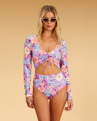 Billabong Halleys Garden Long Sleeve Swimsuit Multi | XLJPRH-592
