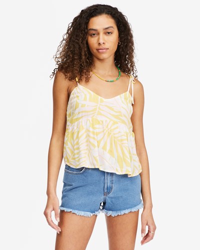 Billabong Hey There Cropped Cami Top Sunburst | CUDVWN-169