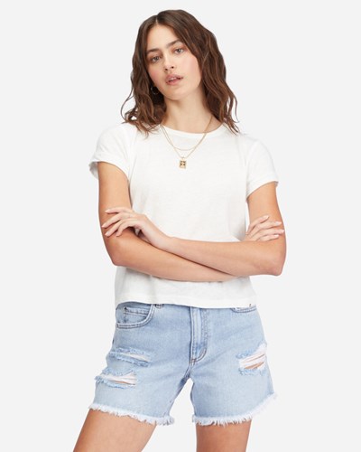 Billabong How Bout That Denim Shorts Indigo | JBOVNI-109
