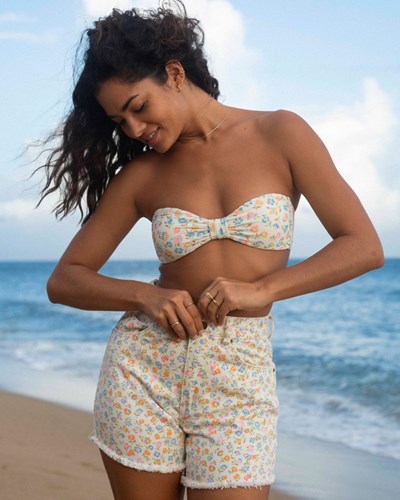 Billabong How Bout That Denim Shorts Sorbet | JCRHVP-415