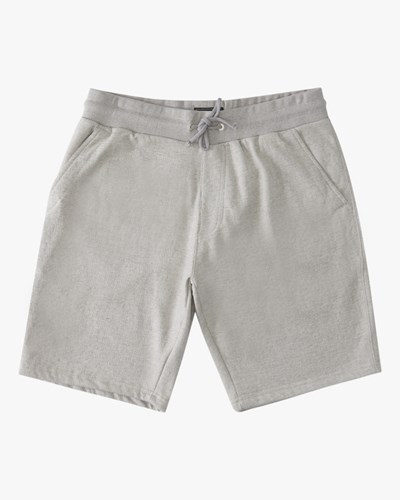 Billabong Hudson Sweatshorts Fog | UHKFAL-089